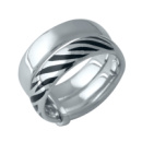 Серебряное кольцо CatalogSilver с без камней, вес изделия 8,64 гр (1982457) 15.5 размер