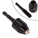 Патрон сверлильный быстрозажимной, 0.3-6.5мм 1/4&quot. 6-гранный для дрели