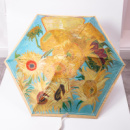 Зонт механический Ван Гога «Подсолнухи» прочный надежный из полиэстера диаметр 91 см HP-23-1M
