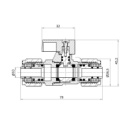 Кран кульовий обтискний Thermo Alliance Forte 16 SF263W15