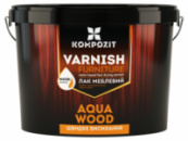 Лак меблевий AQUA WOOD, Глянцевий, 0,75 л, Безбарвний