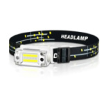 Ліхтар налобний BL-T133, із сенсором 9073, чорно-білий