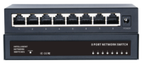 Коммутатор Merlion MG1008 8 портов Ethernet 10/100/1000 Мбит/сек. метал DC 5V 2А. Блок питания  в комплекте