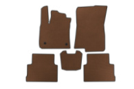 Коврики EVA (2 ряда, Коричневые) для Dacia Jogger 2022- гг