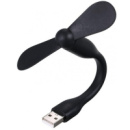 DM Вентилятор портативний гибкий Mini Fan USB від повербанка/ноутбука Black (Код товару:37840)