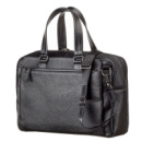 Сумка чоловіча 711123 шкіряна Чорна