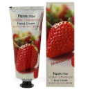 Крем для рук з екстрактом полуниці Farmstay Visible Strawberry Hand Cream, 100 ml