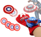Перчатка со стреляющими дисками Капитан Америка 10037