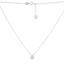 Серебряное колье CatalogSilver с фианитами, вес изделия 1,78 гр (2130000) 4204500 размер