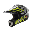 Кросс шлем LS2 MX433 STRIPE BLACK HI-VIS YELLOW