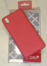 Чехол DEF для Xiaomi Redmi 7A Nano silicone красный