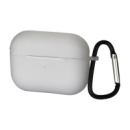 Чехол силиконовый с карабином для Apple AirPods Pro цвет  12 прозрачный