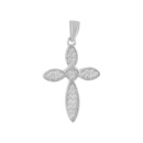 Серебряный крестик CatalogSilver с фианитами (2080763)