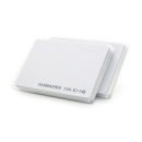 Безконтактна картка ID Em-Marine 125 КГц (TK4100), товщина 1.6 мм. Колір білий. З прорізом Упаковка 20 шт