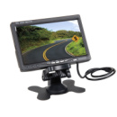 Автомобільний монітор 7 дюймів для камери заднього виду Podofo R09+, 2 AV входи, кріплення на торпедо