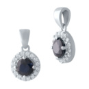 Серебряная подвеска CatalogSilver с сапфиром 0.882ct (2021841)