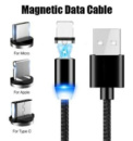 USB-кабель універсальний M3 360 3 в 1 DM-M15 (microUSB, TYPE-C, IPHONE 5)