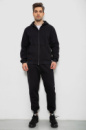 Спортивный костюм мужской на флисе, цвет черный, 238R165