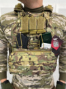 Плитоноска тактическая быстросъемная Yakeda Original «Multicam»