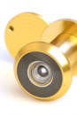 Дверной глазок Apecs 1126/75-90-G со шторкой