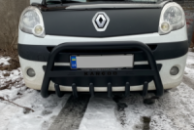 Кенгурятник WT004 Black (нерж) для Renault Kangoo 2008-2020 гг