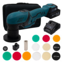 Машина полірувальна ексцентрикова акумуляторна PROFI-TEC PPM-8012SCP Set (1акум.12В 2Аг/зарядний/насадки/кейс)