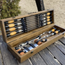 Подарочный набор шампуров Охотник ручной работы