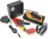 Пусковий автомобільний пристрій для акумулятора JUMP STARTER Power Bank + compressor 9980 mAh