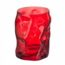 SORGENTE: стакан для воды 300мл Rosso , BORMIOLI ROCCO