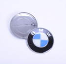 Емблема «BMW» 82мм (капот)\пластик\2 пуклі (Оригінал якість) Box