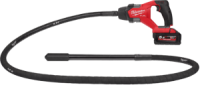 Вібратор занурювальний акумуляторний безщітковий MILWAUKEE, M18 FCVN24-551, 2,4м (зарядний пристрій M12-18 FC, 1 акумулятор М18
