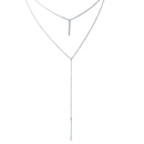 Серебряное колье CatalogSilver с без камней, вес изделия 4,57 гр (1952856) 450500 размер
