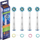 Насадки Oral-B Cross Action EB50 Clean Maximiser 4 шт сменные насадки для электрических зубных щеток