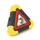 Знак аварийной остановки SUITU ST-1101S. 39 LEDs и COB-фонарь. 5 режимов работы. Питание 3х AA батарей. Размер 18.5×18.5×18.5 см. 300 г.