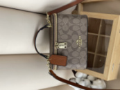 Сумка жіноча Coach Ava Crossbody Bag бежевий