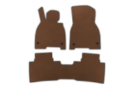 Коврики EVA (Коричневые) для Mercedes EQS 2021- гг