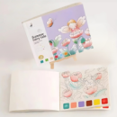 Альбом для раскрашивания с акварельными красками раскраска «Summer fairy tale» для творчества и живописи