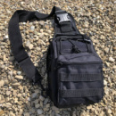 Качественная тактическая сумка, укрепленная мужская сумка рюкзак тактическая слинг. OP-538 Цвет: черный