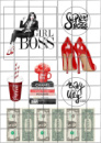 Цукрові картинки Girl Boss (3 варіанти)