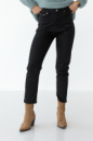 Жіночі базові джинси мом — чорний колір, 34р (є розміри)