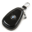 PODIUM Автоключница кожа F633 BMW black