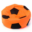 Бескаркасное кресло мяч 60 х 60 см Оранжево-черное