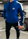 Зимний спортивный костюм Adidas Синий На флисе