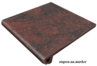 Сходинка з капіносом пряма Jasper Rojo 32,5х33 см