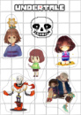 Цукрові картинки Undertale (5 варіантів)