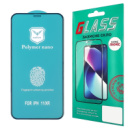 Защитная пленка для Apple iPhone XR/ 11 (3D чёрная) Polycarbone