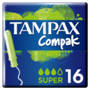 Тампоны Tampax Compak Super с апликатором 16 шт. (4015400219712/4015400219743)