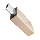 Переходник Transcend RA-OTG1 USB(F) to Type C(M) Gold Remax 340908
