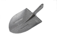 Лопата штыковая Mastertool - 0,9 кг, молотковая 1 шт.