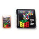 Комплект запальничка + портсигар «Rubik»s 3 кубики